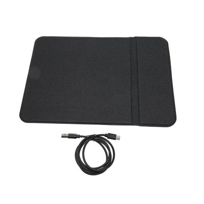 Charging Mouse Pad Qi Standard Slip Resistance Base 15W Fast Charging Mouse Mat for Home Office