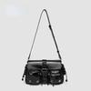 Trendy and Cool Girl Armpit Stick Bag, Female Niche Design, Motorcycle Bag, Fashionable Commuting Shoulder Crossbody Bag