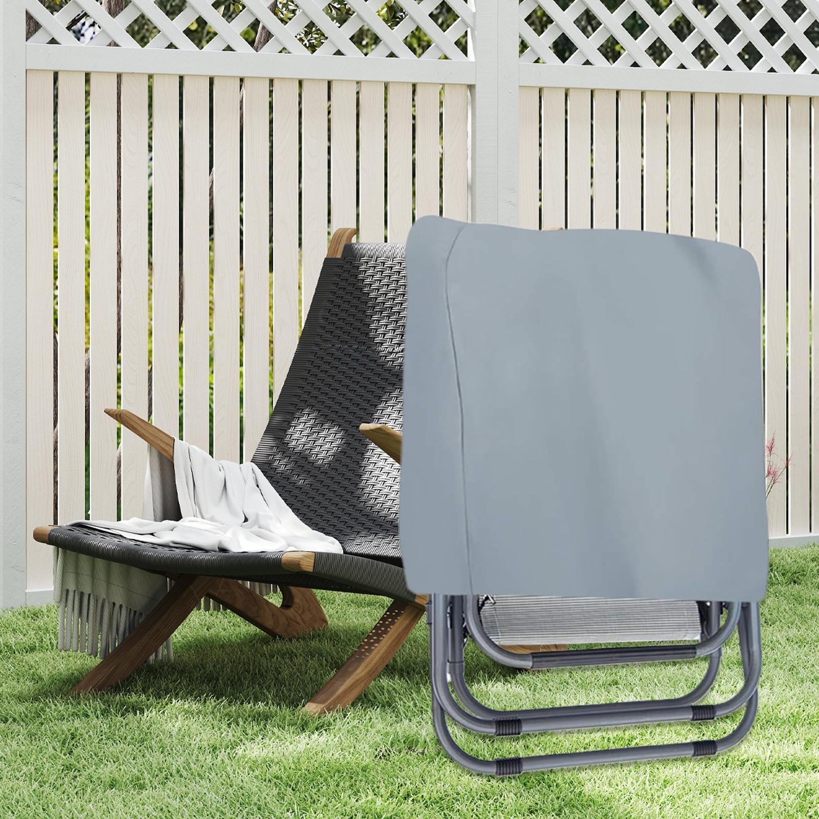 

Чехлы для складных патио-стульев, 2 шт., пылезащитные, для складных садовых стульев, УФ-стойкие, аксессуары для уличной мебели Для CHINA