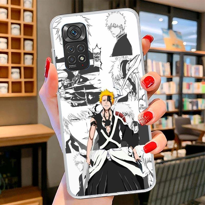 Ichigo Kenpachi Bleach Anime Cover Phone Case For Xiaomi Redmi Note 15 14 13 12 11 10 Pro Plus 14S 12S 11S 11T 11E 10S Soft Fund