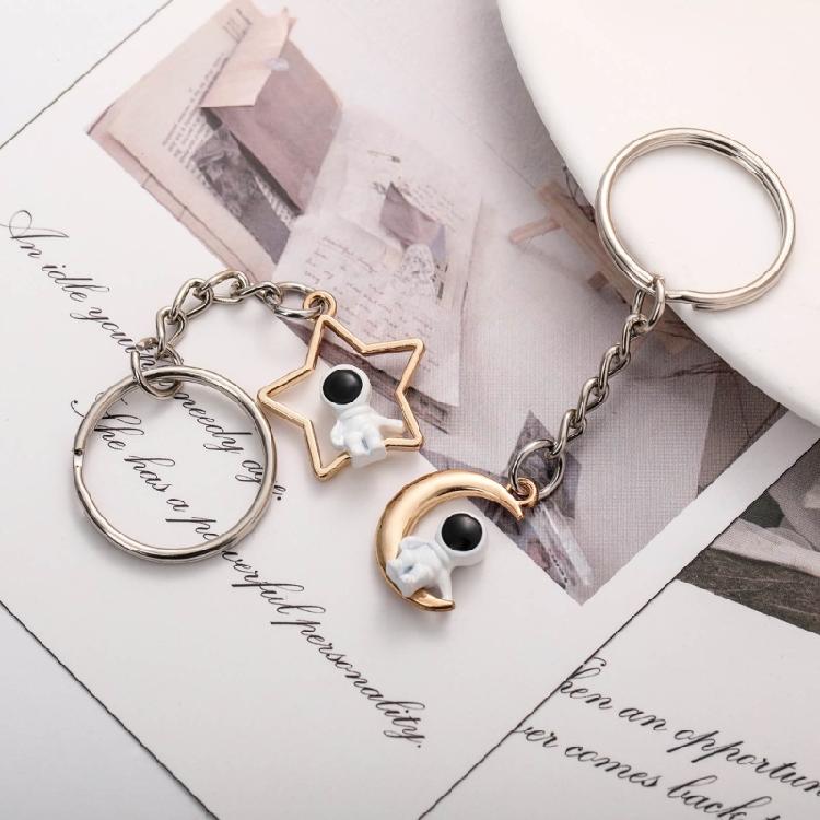 Astronaut Keychain Adornment Simple Portable Cell Phone Accessories Bag Ornament