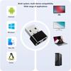 Mini Automatic Mouse Jiggler 3 Adjustable Trajectory Modes Memory Function Undetectable USB Plug Play Indicator Light for Comput