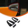 LHD Glossy Black Exterior Door Bowl Trim Cover For Benz Smart Fortwo 451 2009-15