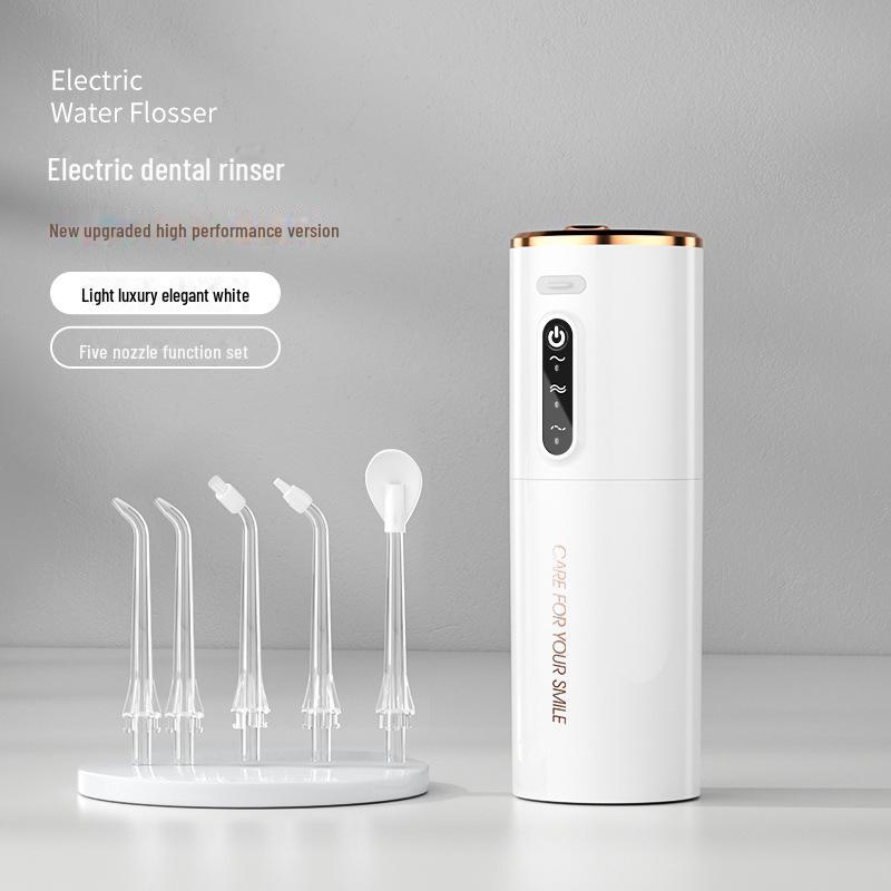 Portable Electric Water Flosser for Teeth Cleaning - Handheld Tartar Removal Irrigator