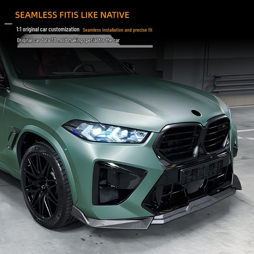 Front Lip Spoiler Kit for BMW X5M F95 & X6M F96 LCI 2024+