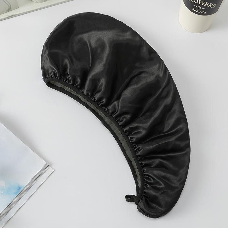 Hair Wrap Towel Double Layer Curly Hair Turban Towel Home Daily Dry Hair Towel for Women Satin Hair Drying Towel for Hair