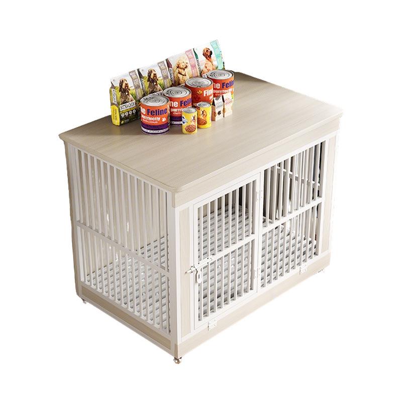 Wooden Dog Crate Villa with Toilet - Stylish Furniture for Small, Medium, Large Dogs