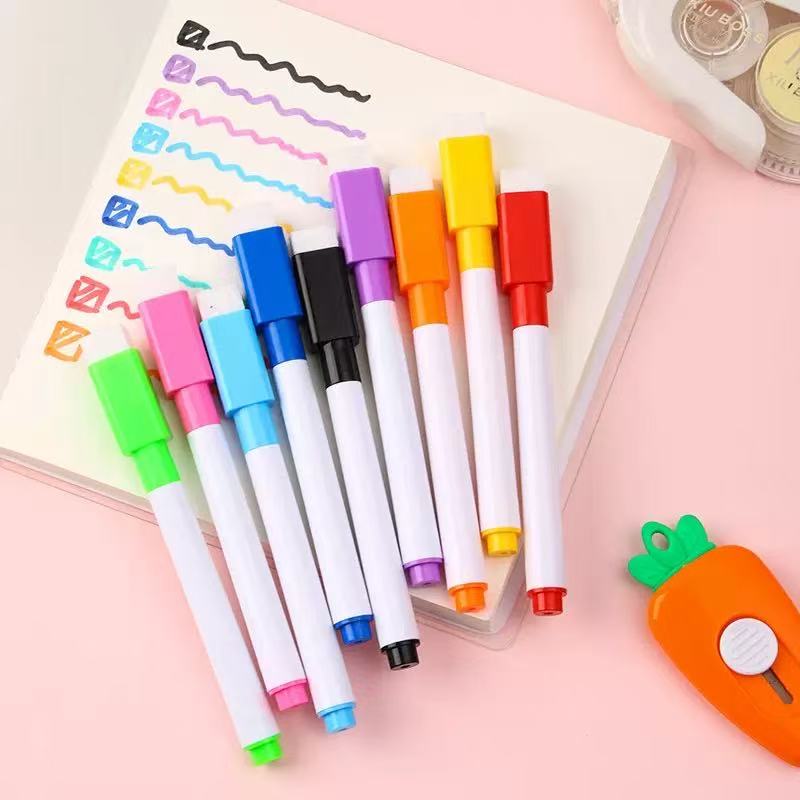 8-Color Erasable Whiteboard marker Pens With magnet For School And Office