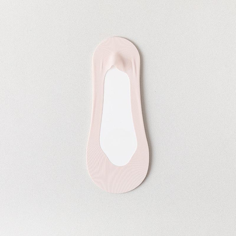 

Women s Summer Thin Non Slip Invisible Shallow Mouth Breathable with Ice Silk Boat Socks 1 pair світло-рожевий колір