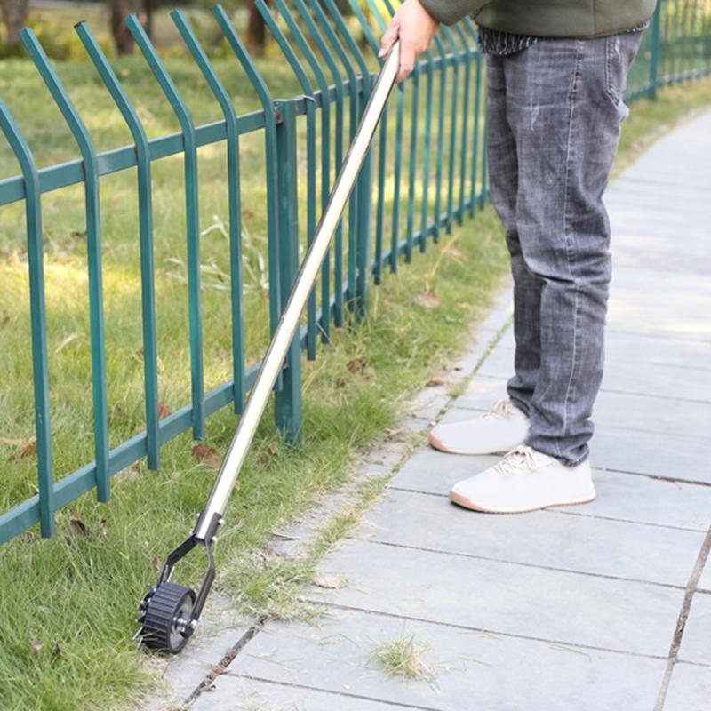 Strong Manual Lawn Edger With Wheels For Simple Grass Edge Maintenance In Gardens