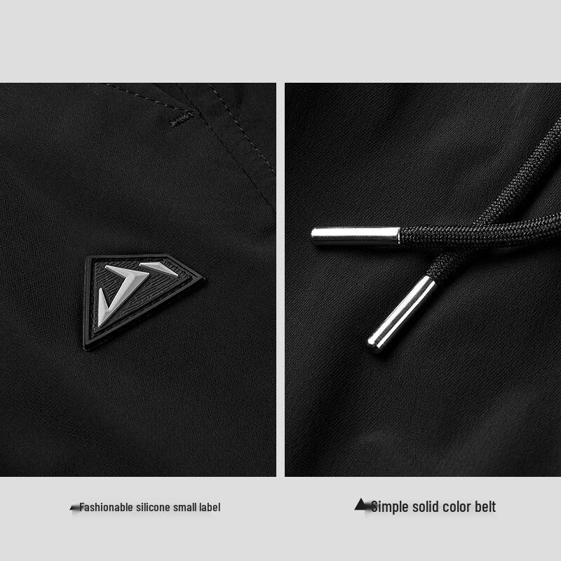 HLA Men's Casual Cropped Parachute Pants