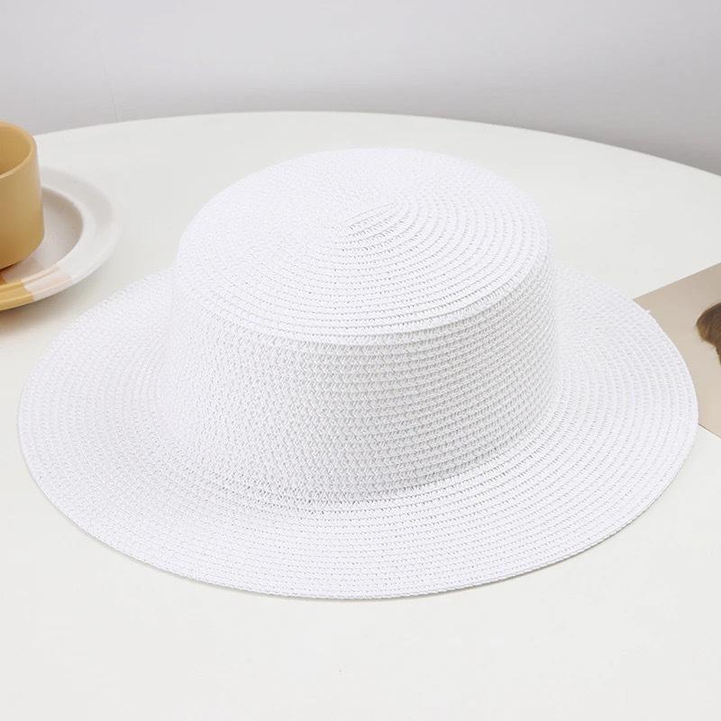 

Straw hat group buying DIY material handmade straw hat embryo sunshade sunscreen hat team building activities woven basin hat M（56-58cm）