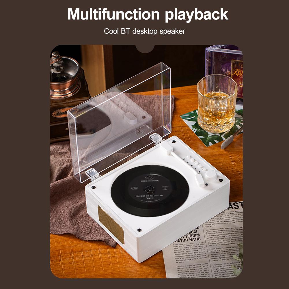 CD Music Player Rechargeable Support CD BT USB 3.5mm AUX Wireless Speaker Bluetooth-Compatible 5.0 Desktop CD Player Home Decor