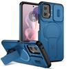 Armor Funda For Motorola Moto G Play Stylus Power Edge 2024 2025 Case Slide Camera Lens Protector Coque Wireless Charging Cover