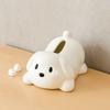 Cute Dog Tissue Box Ceramic Toilet Paper Box Animal Shape Napkin Holder  Bedside