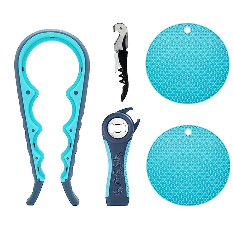 Promotion! Beer Bottle Opener 5-In-1 Bottle Opener 4-In-1 Multi-Purpose Can Opener Set