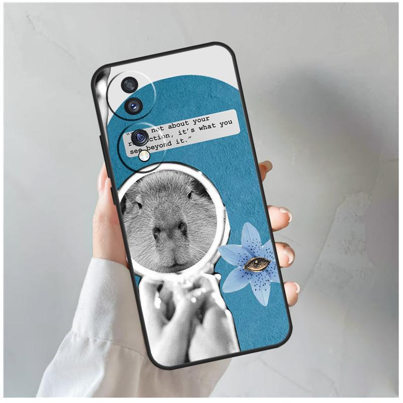 

Funny Capybara For Honor Magic 7 Lite 6 5 8 Pro Case For Honor X9d X9b X9c X9a X8c X8b 200 400 50 70 Win RT Honor Magic7 Pro
