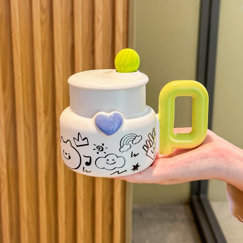 

Creative Cute Love Cup for Girls’ Birthday Gifts for Children’s Best Friends with Small Gifts Practical Souvenir Gift Box 401-500ml