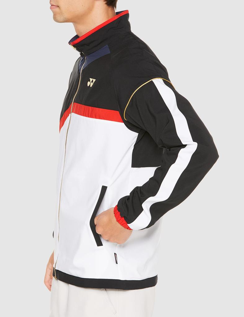 Yonex Lined Wind Warmer Shirt Sunset Red Size L (Fit Style) (496)
