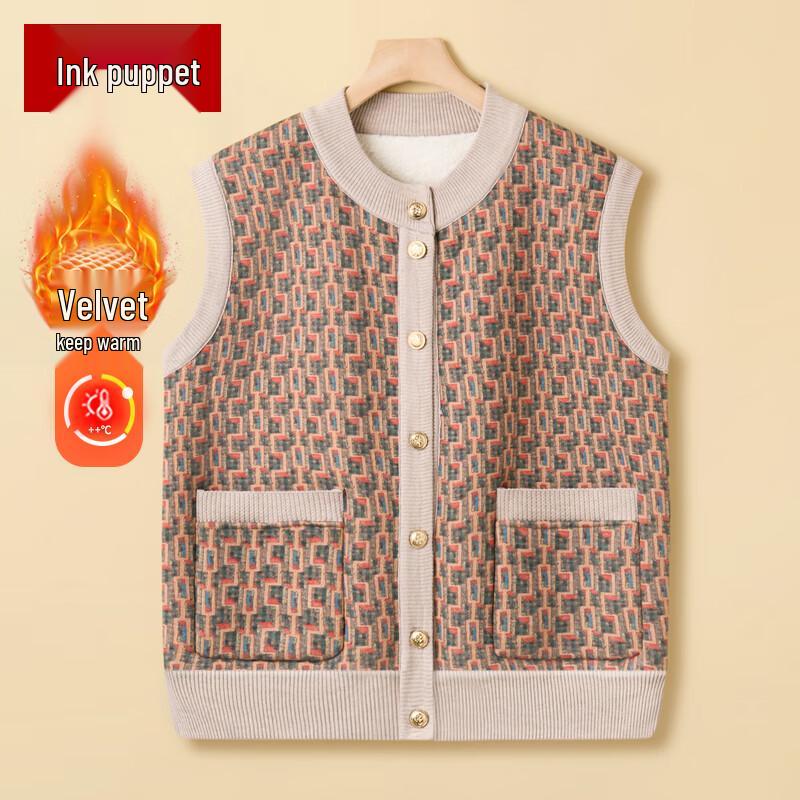 

Moou Women s Fleece-Lined Lapel Cardigan Jacket 4XL