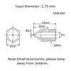 24pcs 3D Printer Extruder Mk8 Nozzles 0.2 0.3 0.4 0.5 0.6 0.8 1.0 Mm for Anet A8 Makerbot MK8 Creality CR-10 Ender 3 Ender 5
