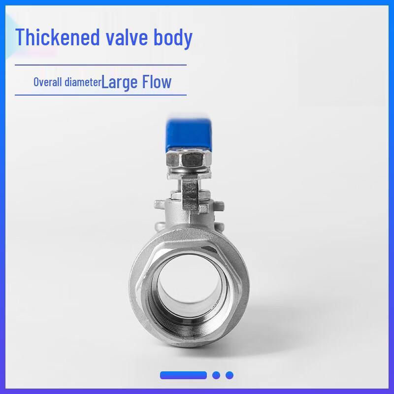 Stainless Steel Two-Piece Ball Valve