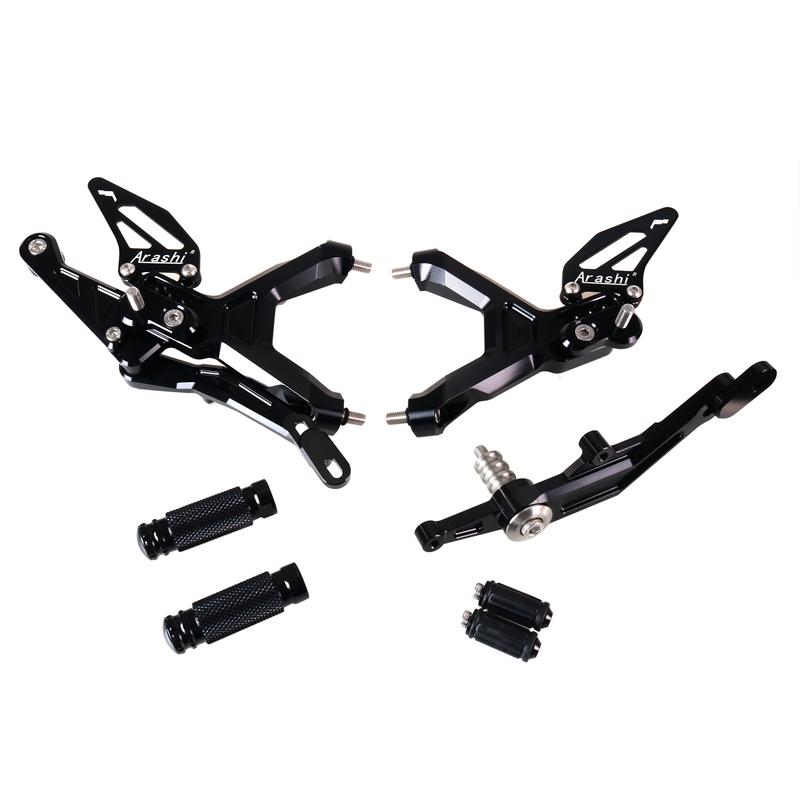 Motorcycle CNC Adjustable Rearset Front Foot Pedal For BMW S1000RR 2019-2024 M1000RR 2021-2023 Racing Foot Pedal