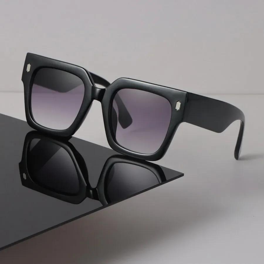 Retro Square Sunglasses Women Men Vintage Sun Glasses Female Male Fashion Black Ladies