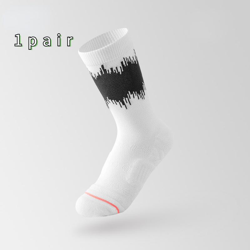 

Женские дышащие и универсальные спортивные носки со средней посадкой на весну и лето, размер 35–39 One-size белый
