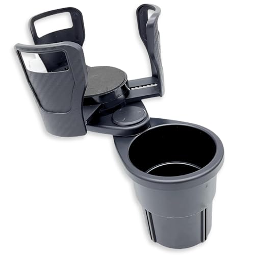 

MagZen Подстаканник 2-в-1 Многофункциональный держатель для стаканов для автомобилей, Дополнительный держатель, Вращение на 360 градусов, Противоскользящий