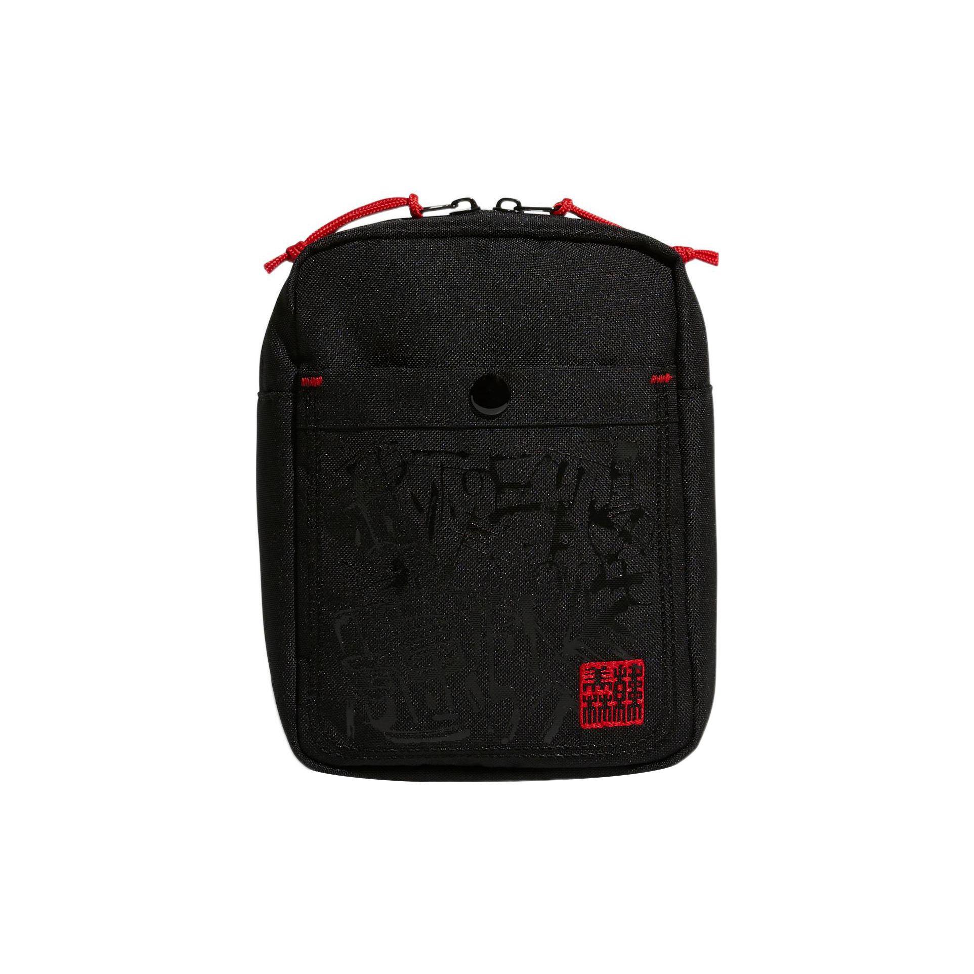 Adidas New Org Casual Sports Printed Zipper Shoulder Bag Unisex Shoulder Bag Black II0632 Black