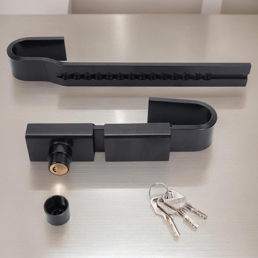 Container Lock Trailer Box Door Lock With 3 Keys Adjustable Steel Security Padlock For Truck Parcel Transport Logistics Shipping