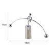 Mini Balance Pendulum Metal Weightlifting Iron Man Cradle Tumbler Toy Home Decor