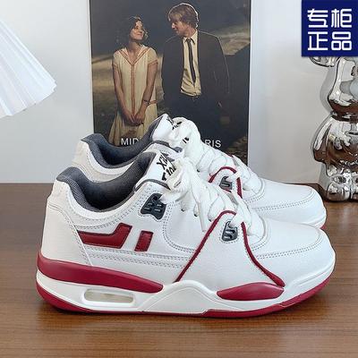 Herfst nieuwe student Hong Kong stijl luchtkussen boardschoenen 2024 modetrend koppelmodellen platform sport casual witte schoenen dames