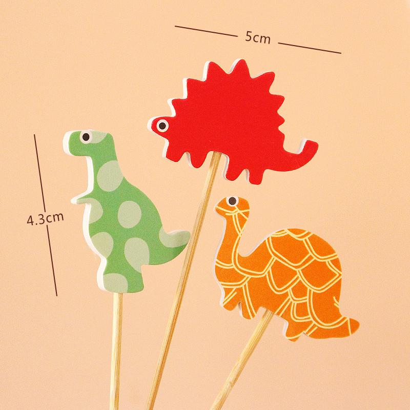 10-Pack 3D Hot Air Balloon & Rainbow Cake Toppers