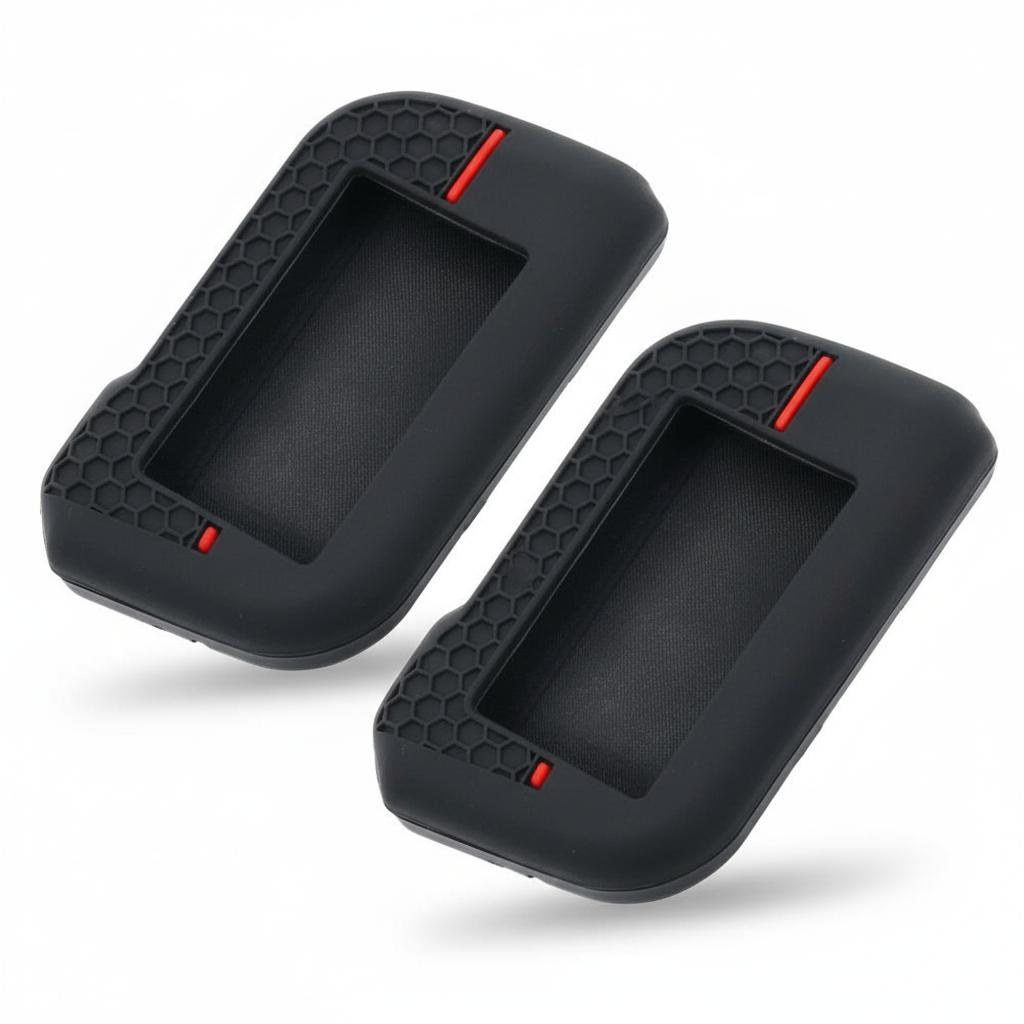 1/2/3PCS Silicone Car Key Case Cover Shell Fob For Starline A93 A63 Russian Version Two Way Car Alarm Remote Controller Keychain