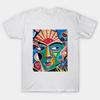 Art Face T Shirt Vintage Fashion Soft Casual Comfortable Stretched Unisex Stylish Slightly Homme Versatile Breathable