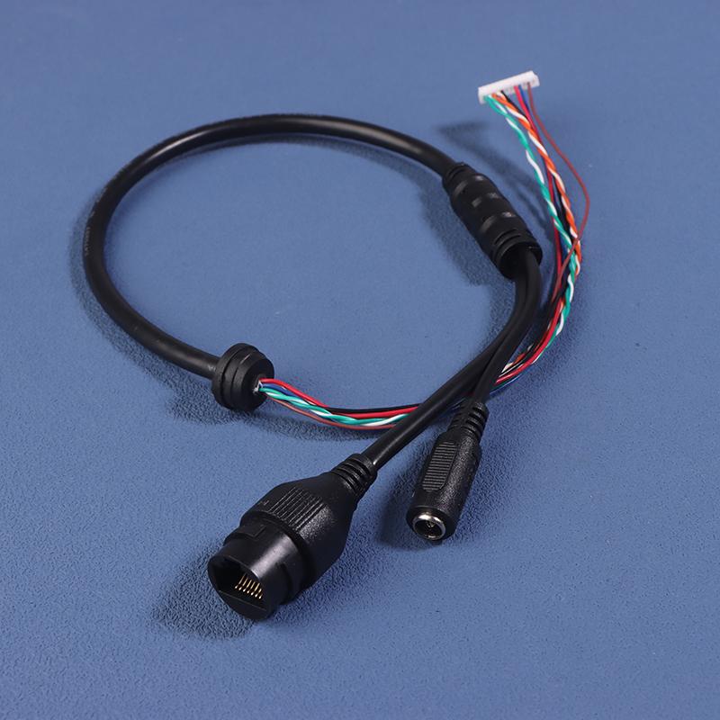 12Pin 8/10Core Poe Network Port Dc Female Power Wire Connector Cable For Ip Dome Camera Monitoring Ip Cable
