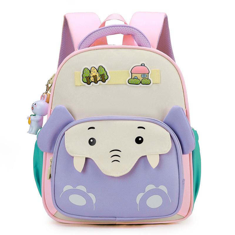 Children School Backpack With Animal Pattern For Kindergarten And Primary School Students
