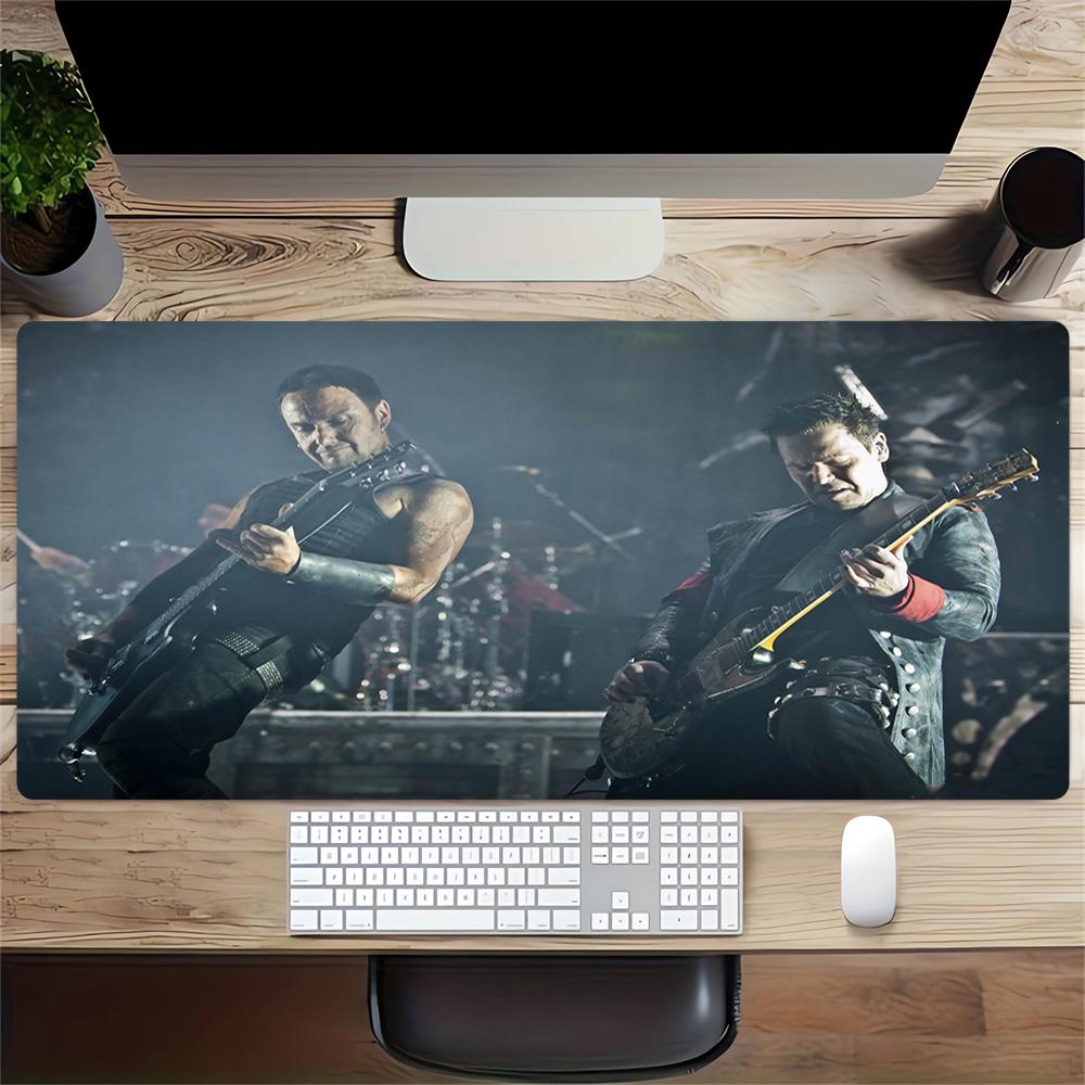 Gothic Metal Performance Large Gaming Mouse Pad Nonslip Rubber Base Waterproof Desk Mat For Office Pc Laptop