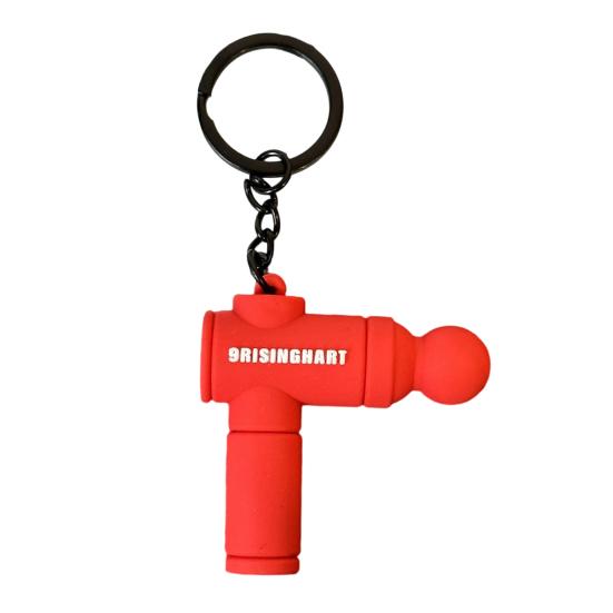 Keychain Pendant Multi-Color Design Lightweight Soft Silicone Mini Fascial Machine Shape Keychain Portable Decompression Toy Backpacks Fitness