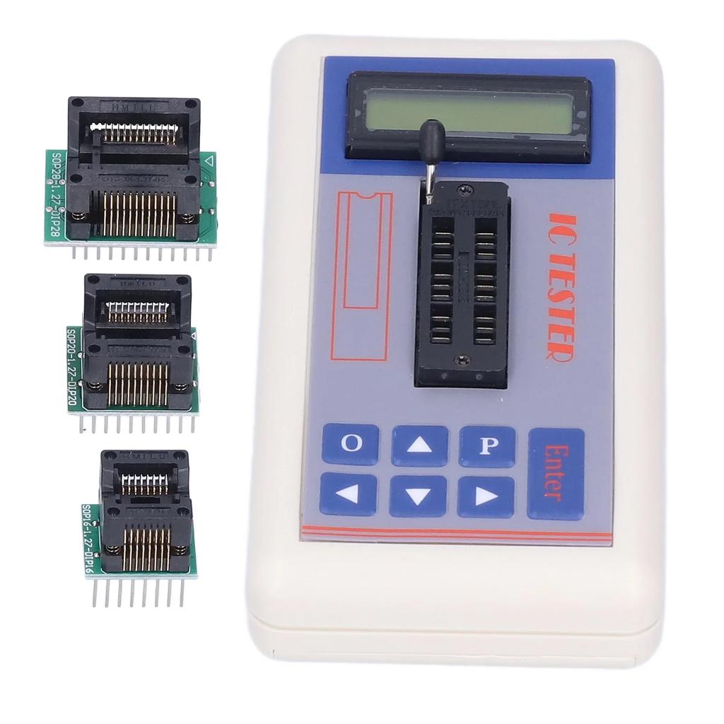 Integrated Circuit Tester, IC Transistor Capacitor Tester, Diode Checker Detector, with 5V 3.3V AUTO Mode,B GSY