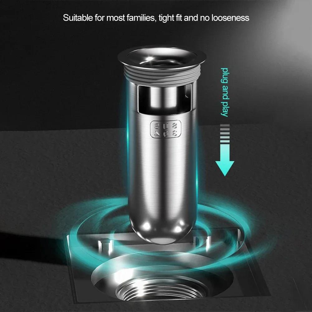 1pc Shower Floor Drain Core Backflow Preventer Sewer 304 Stainless Steel Floor Drain Core Bathroom Toilet Sewer Accessories