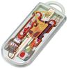 Skater Cutlery Set for Lunch and Made In Sliding Cutlery with Name Trio Tomica and Tom Kids, Box, Chopsticks, Spoon, Fork, Japan, Stickers,