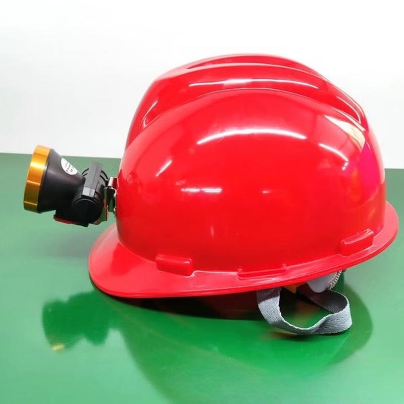 MengPao ABS Safety Helmet with Rechargeable LED Headlamp