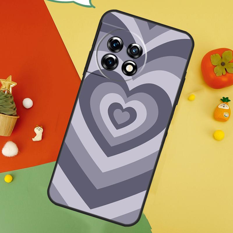 Sage Green Coffee Love Heart Latte Case For OnePlus 9 10 Pro 11 12 13 15 13T 13R 12R 10T 8T Nord 5 CE 2 3 4 Lite N20 N30 Cover