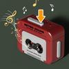Retro Tape Recorder Keychain New Exquisite Retro Recorder Mini Recorder Mini Recording Music Box Pendant Schoolbag Small Pendant