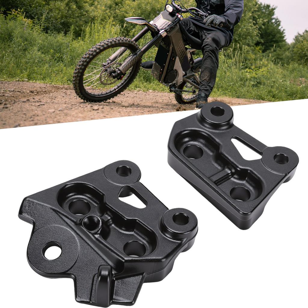 Electric Dirt Bike Foot Pegs Bracket Replacement for Talaria Sting X3 XXX   Left And Right Footpeg Pedal Support Brackets