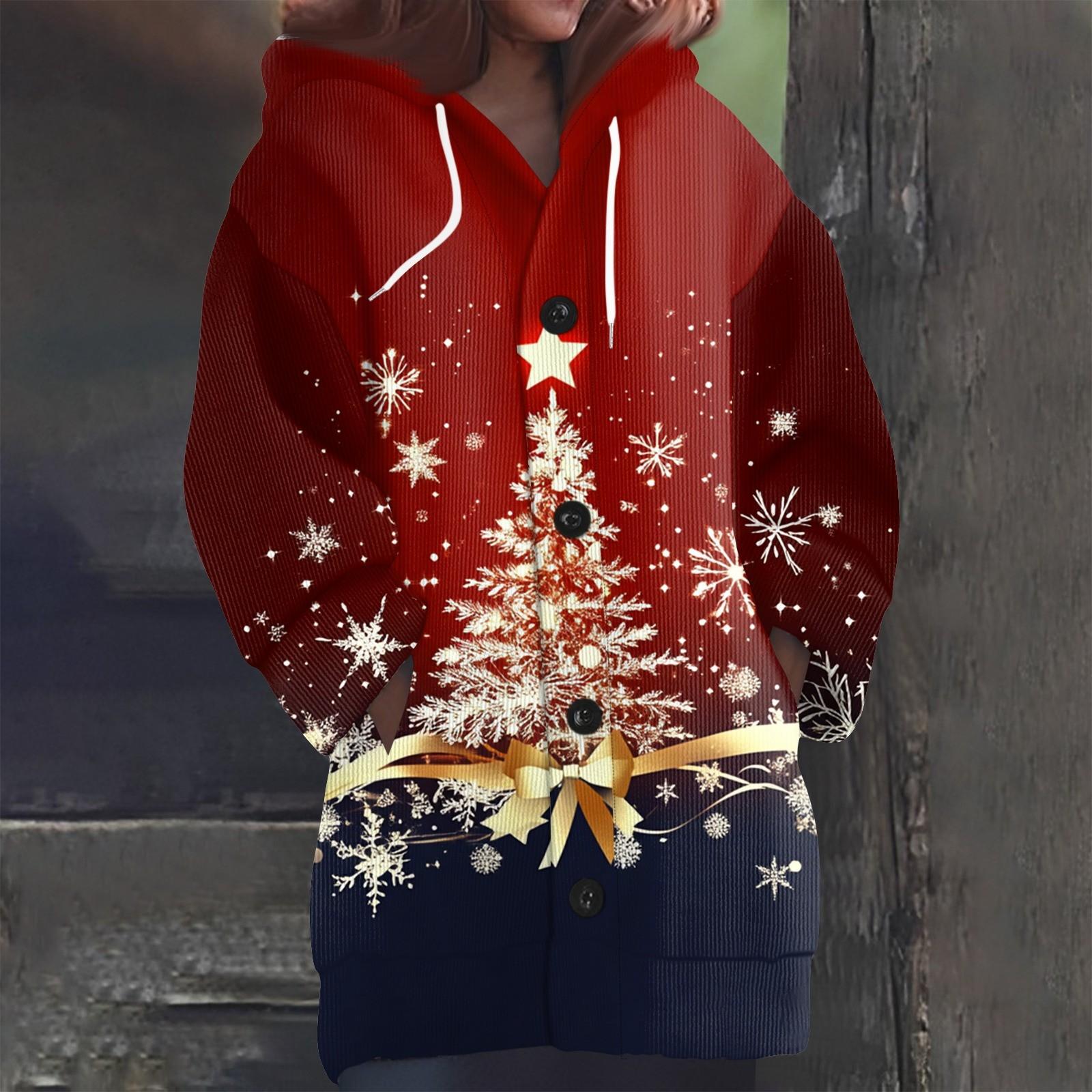 

Женская мода повседневная шерстяная вязка с капюшоном и пуговицами с длинным рукавом XXXL киноварь