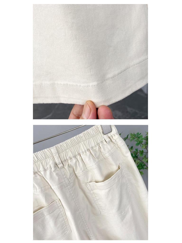 Women's Summer High Waist Slimming Versatile Pants - Loose, Plus Size, Narrow & Wide Leg Options, Thin Casual Straight Leg Design.